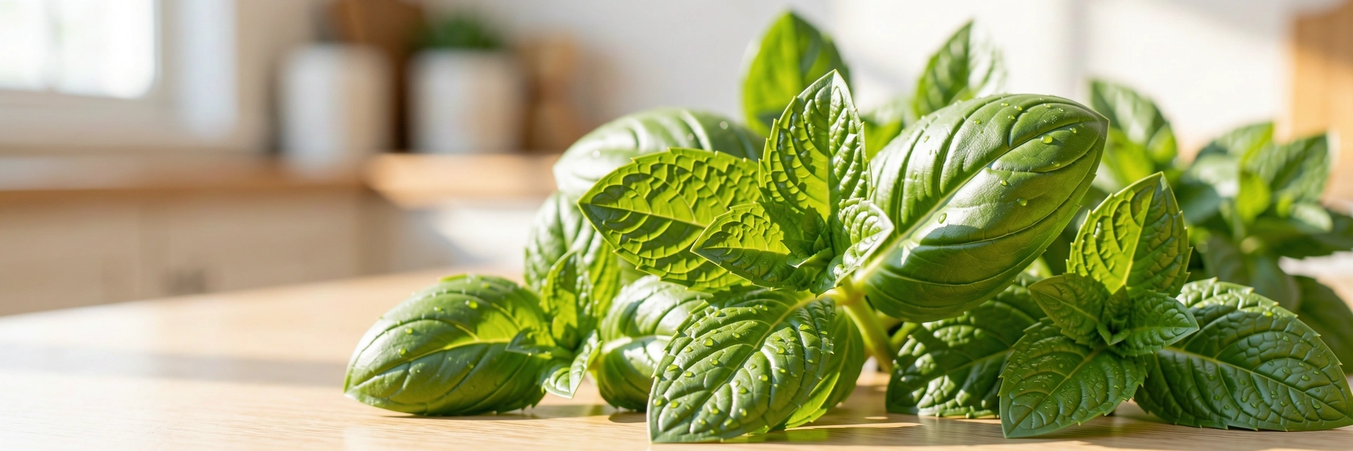 Frische Kräuter als Symbol für Vitalität